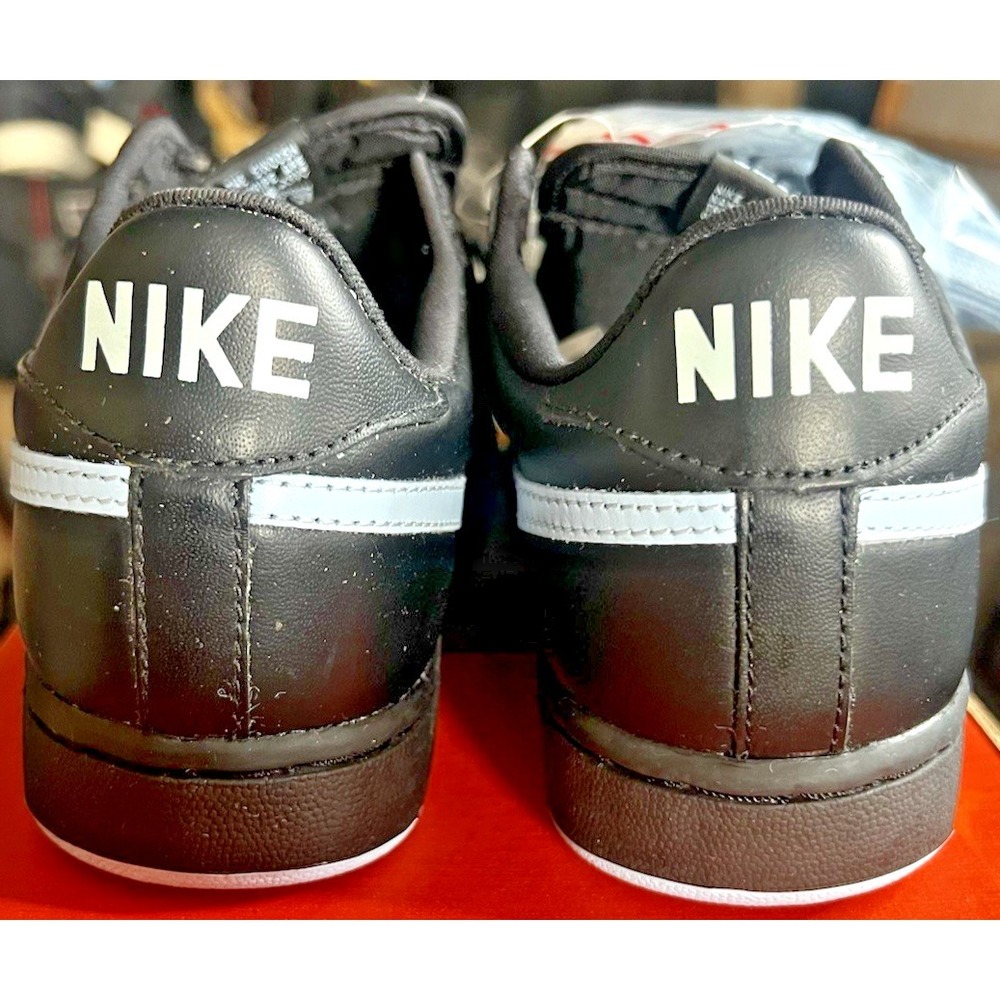 Nike Court Vision Low Women's Size 7.5 Lace-Up Black/Sky Blue Comfort Sneakers - Picture 7 of 9